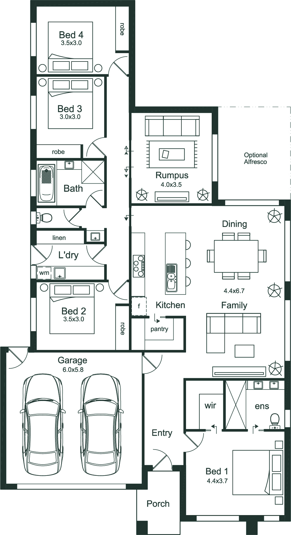 The Maxwell floor plan image