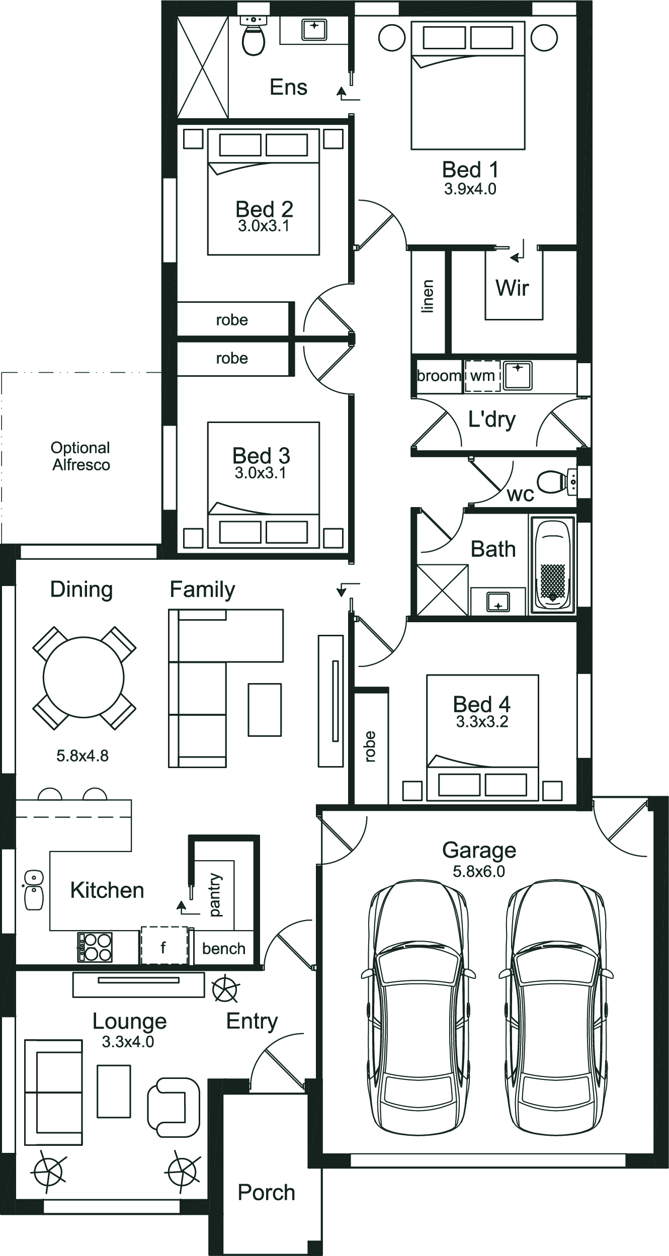 The Kelvin floor plan image